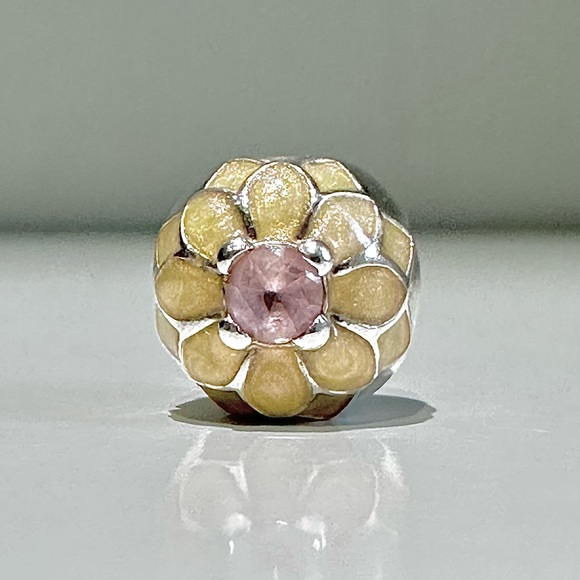 [SOLD] AUTHENTIC PANDORA 925 STERLING SILVER BLOOMING DAHLIA CLIP CHARM - Picture 4 of 11